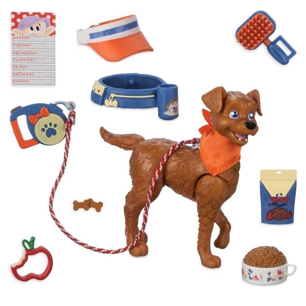 Snow White Brown Dog Toy Set